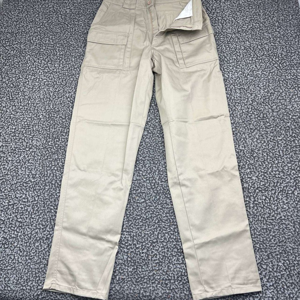 WearGuard Cargo Work Pants Men 30x34 Khaki Tan Straight Leg Pocket Outdoor